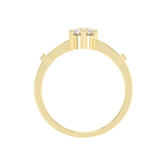 0.75Ct Round Shape Rings