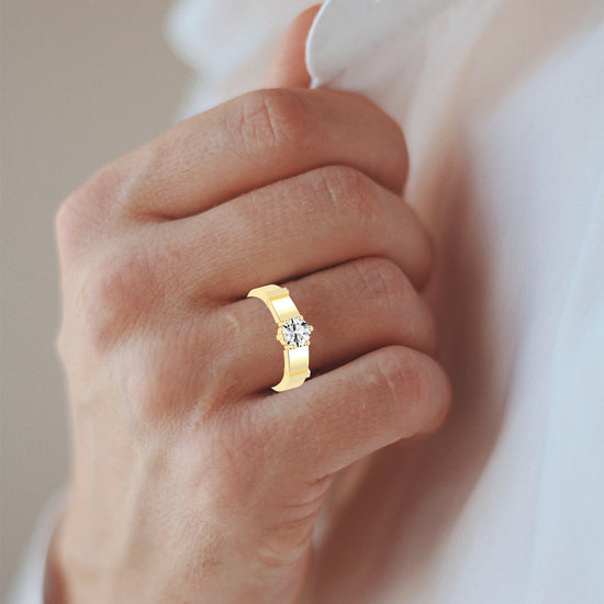 0.75Ct Round Shape Rings