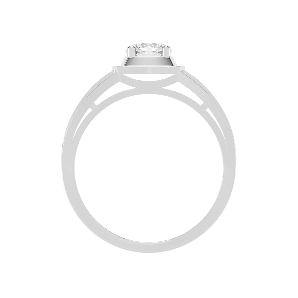 075Ct Round Shape Rings