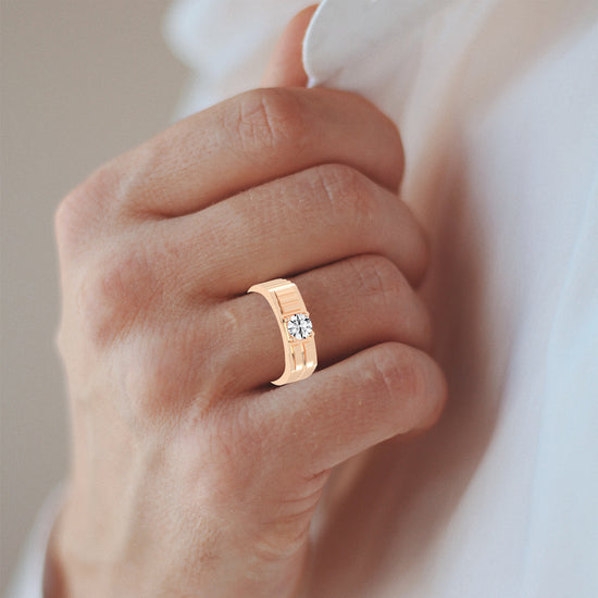 "0.75Ct Round Shape Rings "