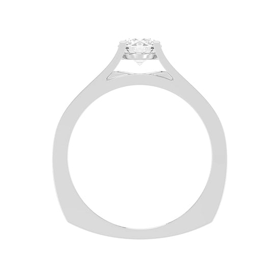075Ct Round Shape Rings