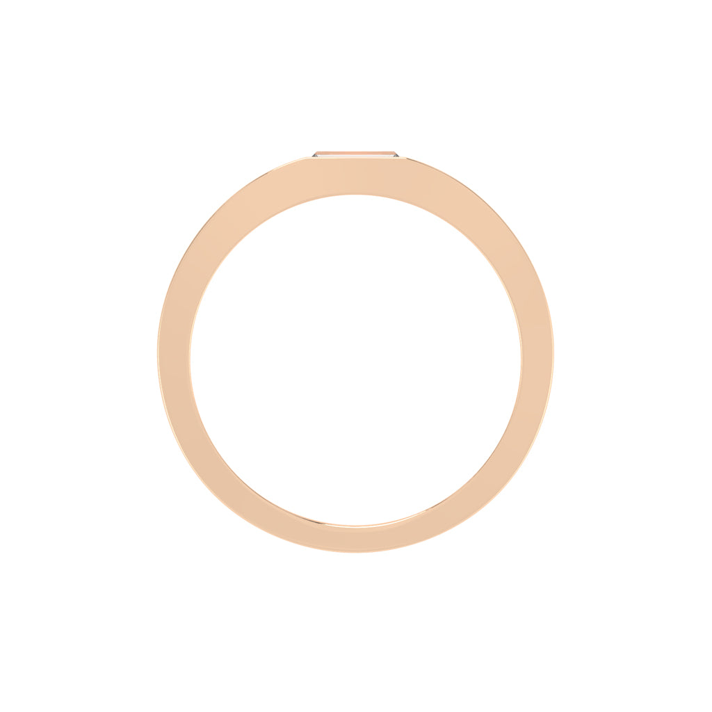 Twirling Elegance Buguette Shape Rings