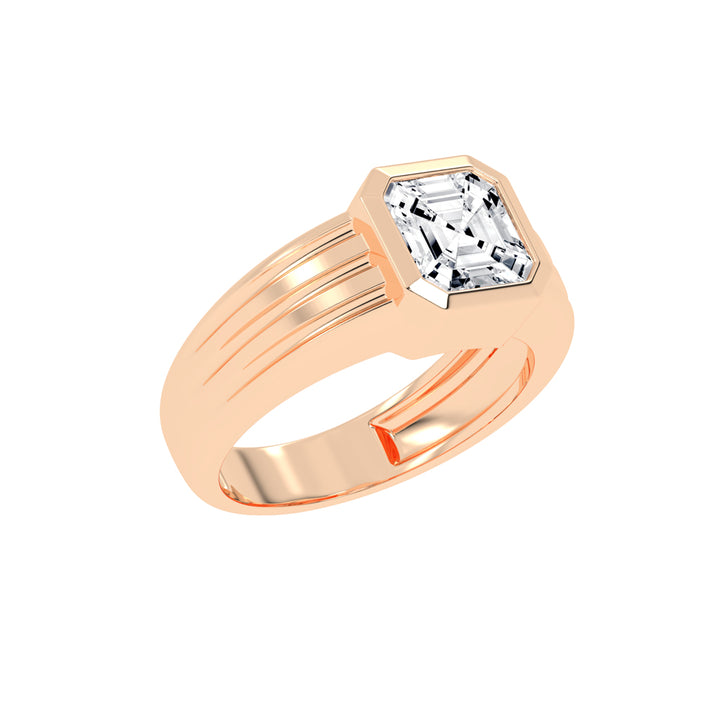2.50Ct Asscher Shape Rings