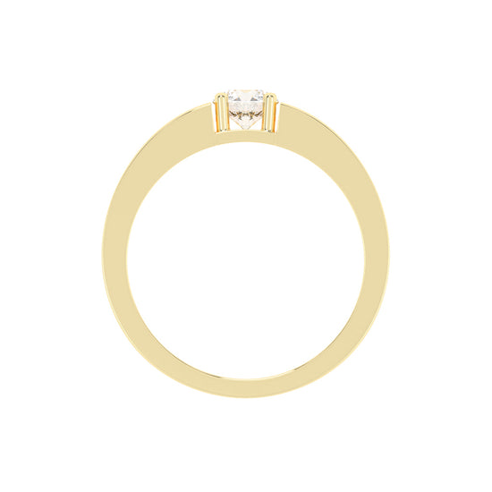050 Ct Round Shape Rings