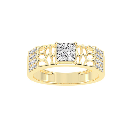 1.50Ct Princess Shape Solitaire