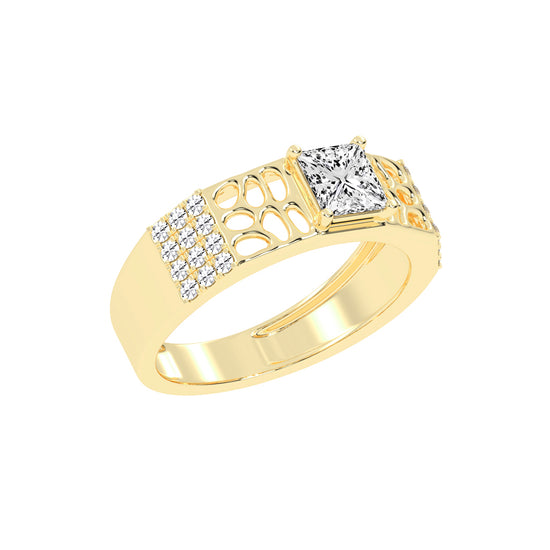 1.50Ct Princess Shape Solitaire