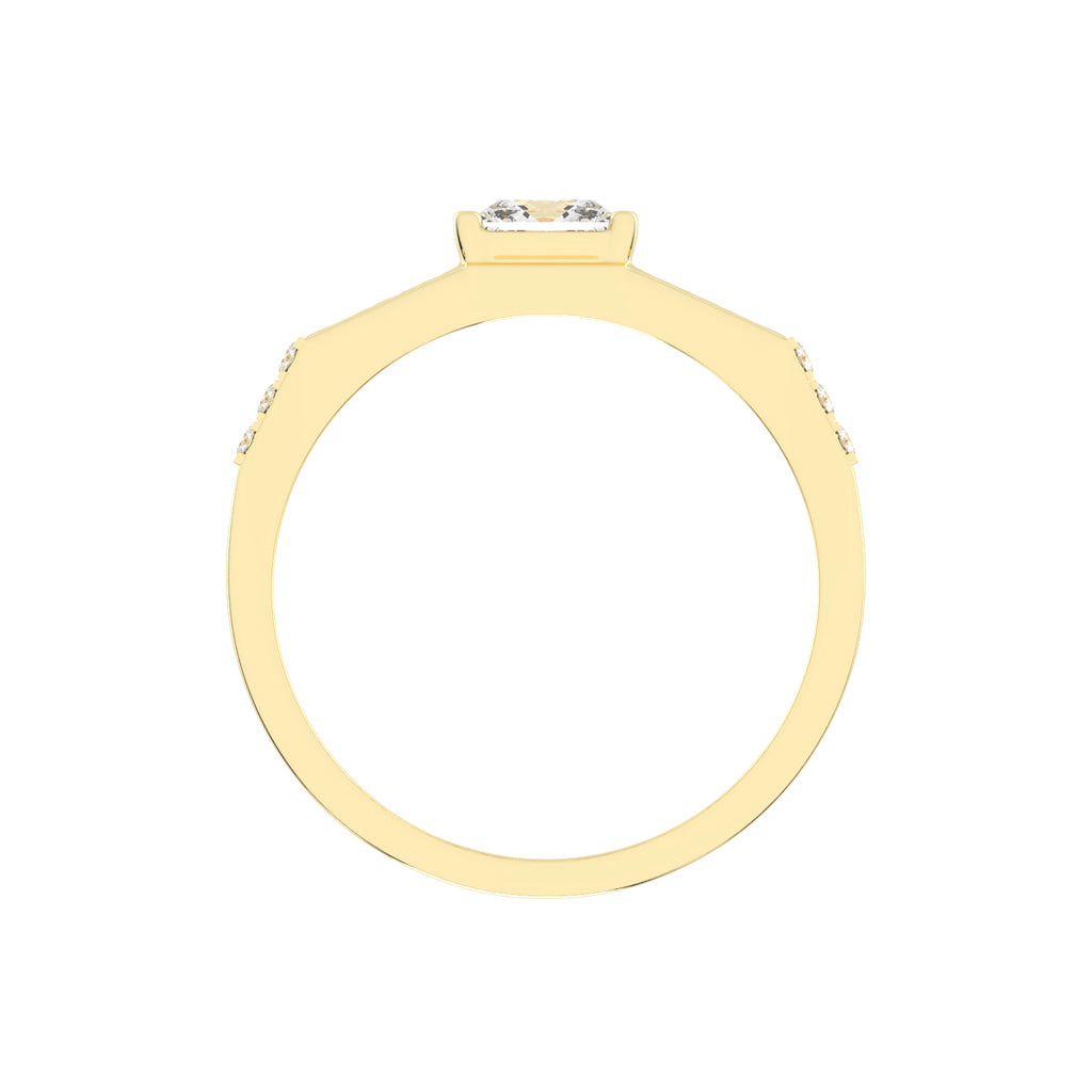1.50Ct Princess Shape Solitaire