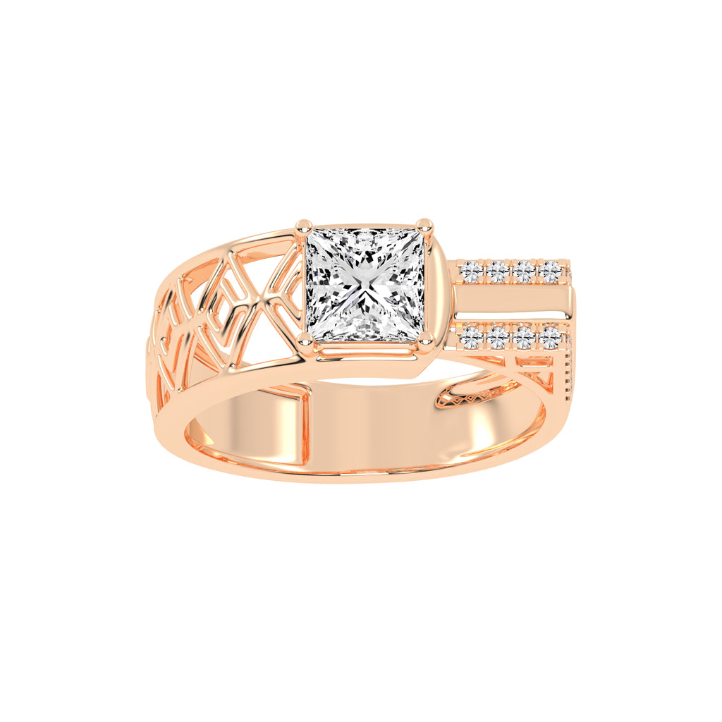1.75Ct Princess Shape Solitaire