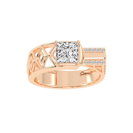 175Ct Princess Shape Solitaire