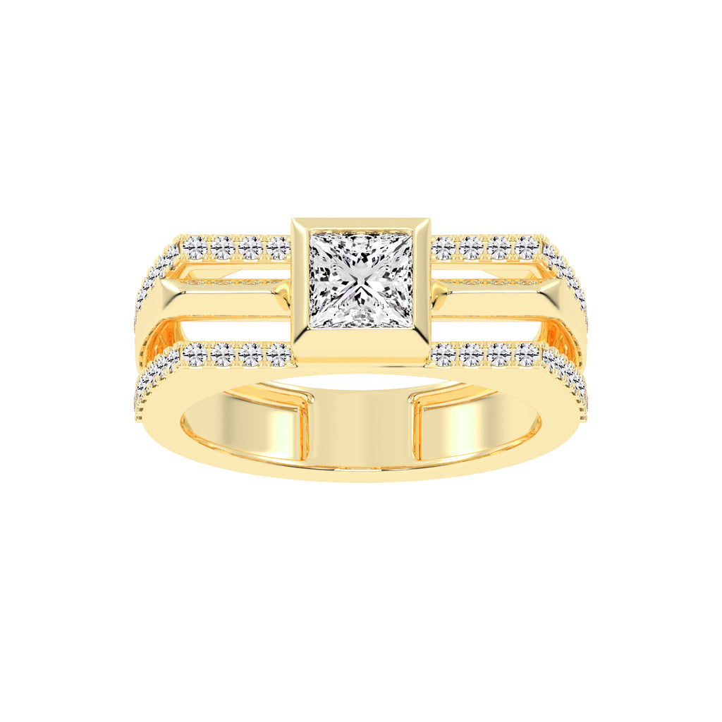 150Ct Princess Shape Solitaire