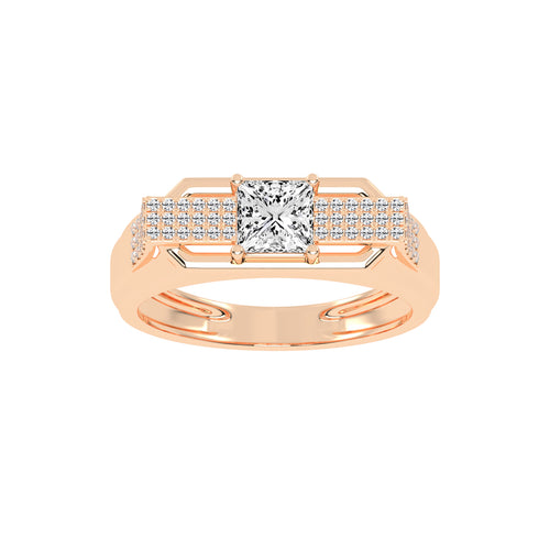 125Ct Princess cut Graceful Solitaire