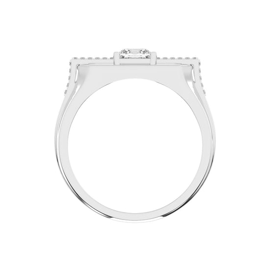 1.25Ct Princess cut Graceful Solitaire