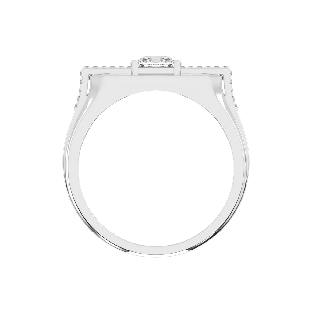 125Ct Princess cut Graceful Solitaire