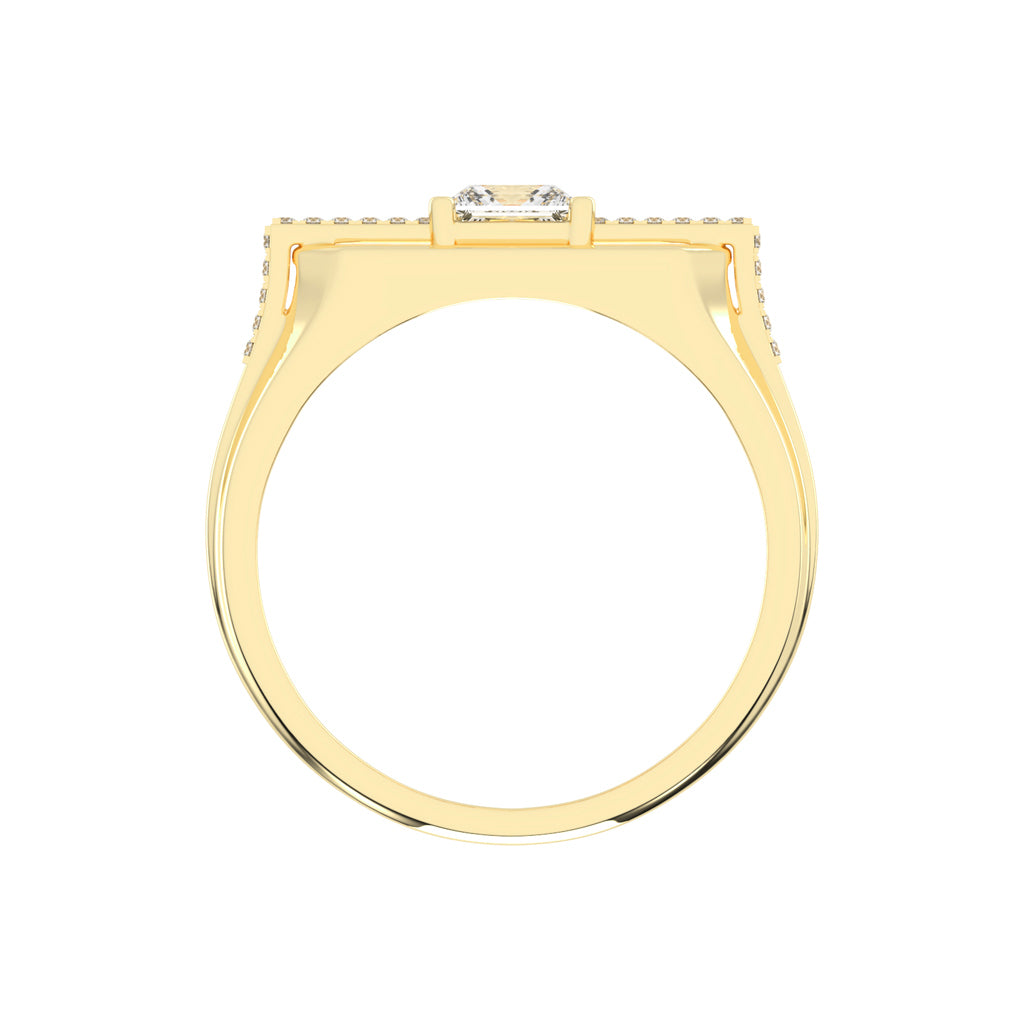 1.25Ct Princess cut Graceful Solitaire