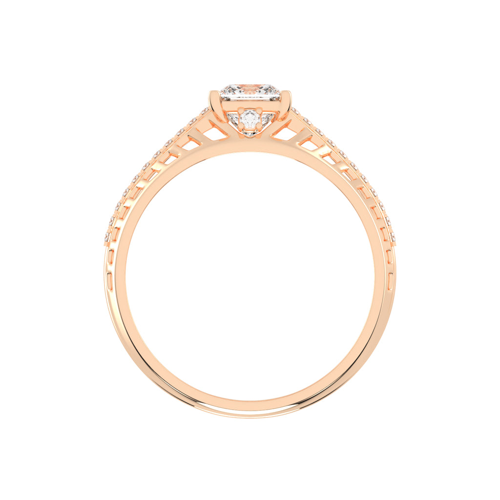 1.25Ct Princess Cut Solitaire