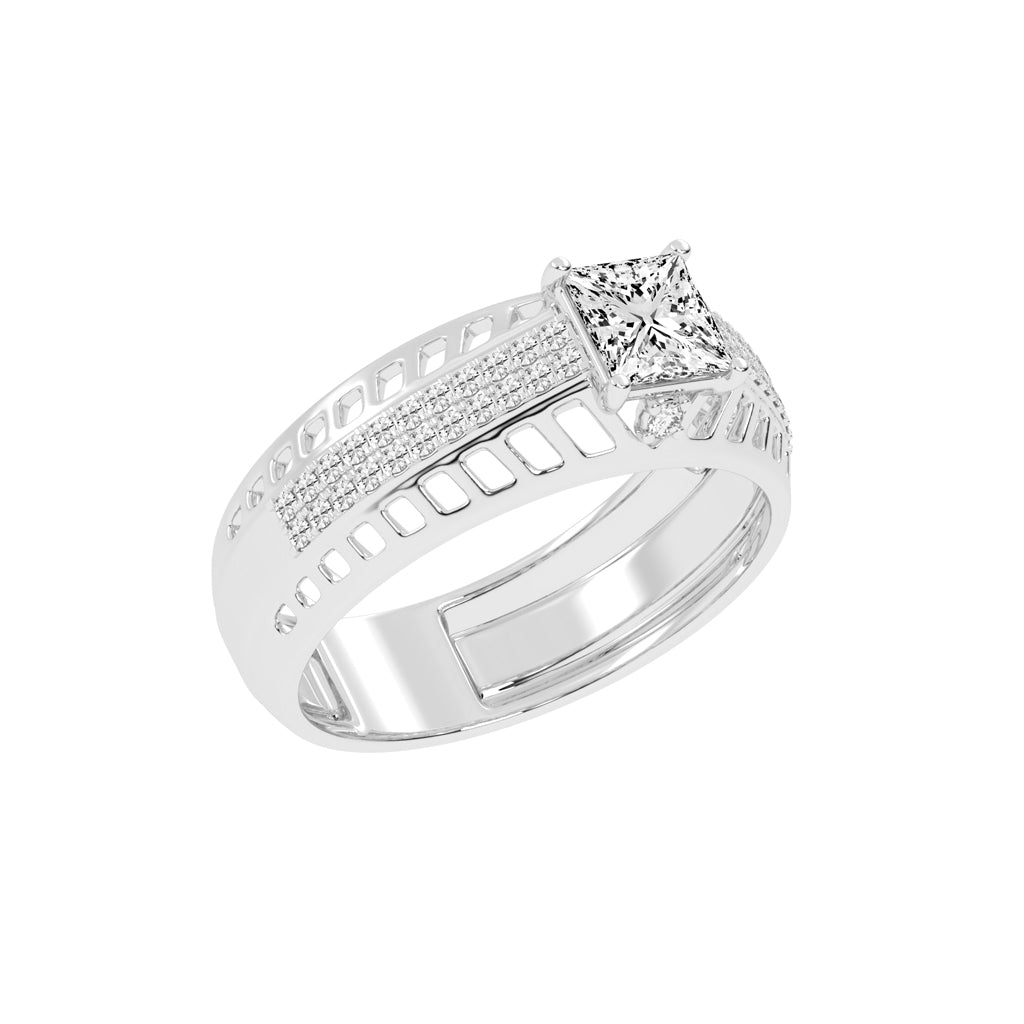 1.25Ct Princess Cut Solitaire