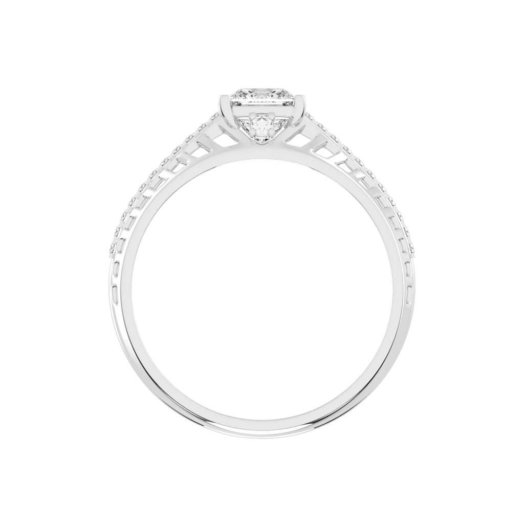 125Ct Princess Cut Solitaire