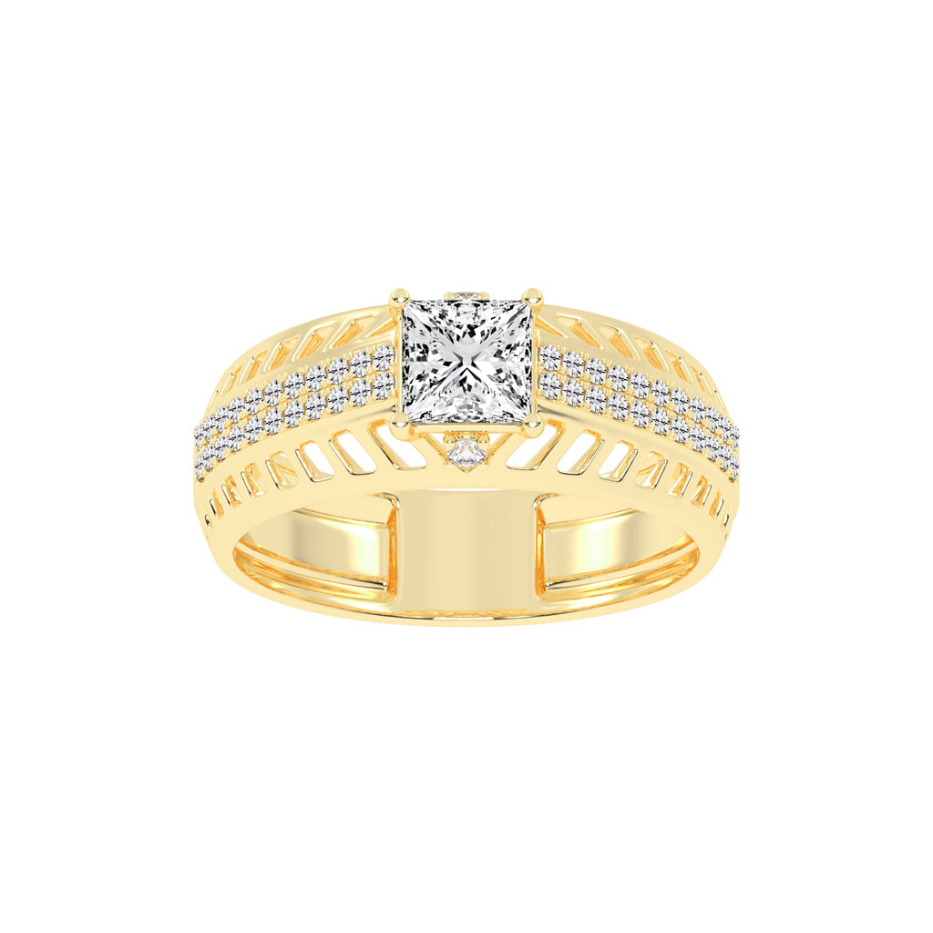 1.25Ct Princess Cut Solitaire