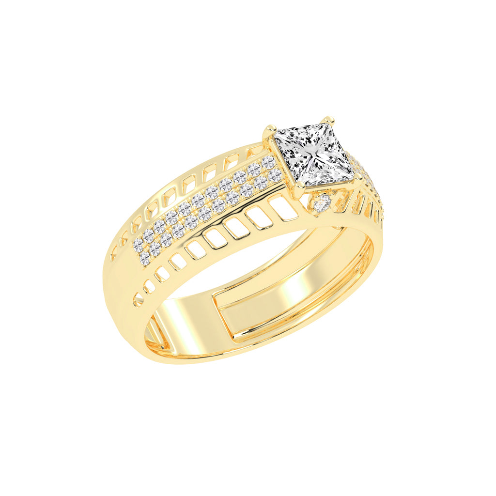 125Ct Princess Cut Solitaire