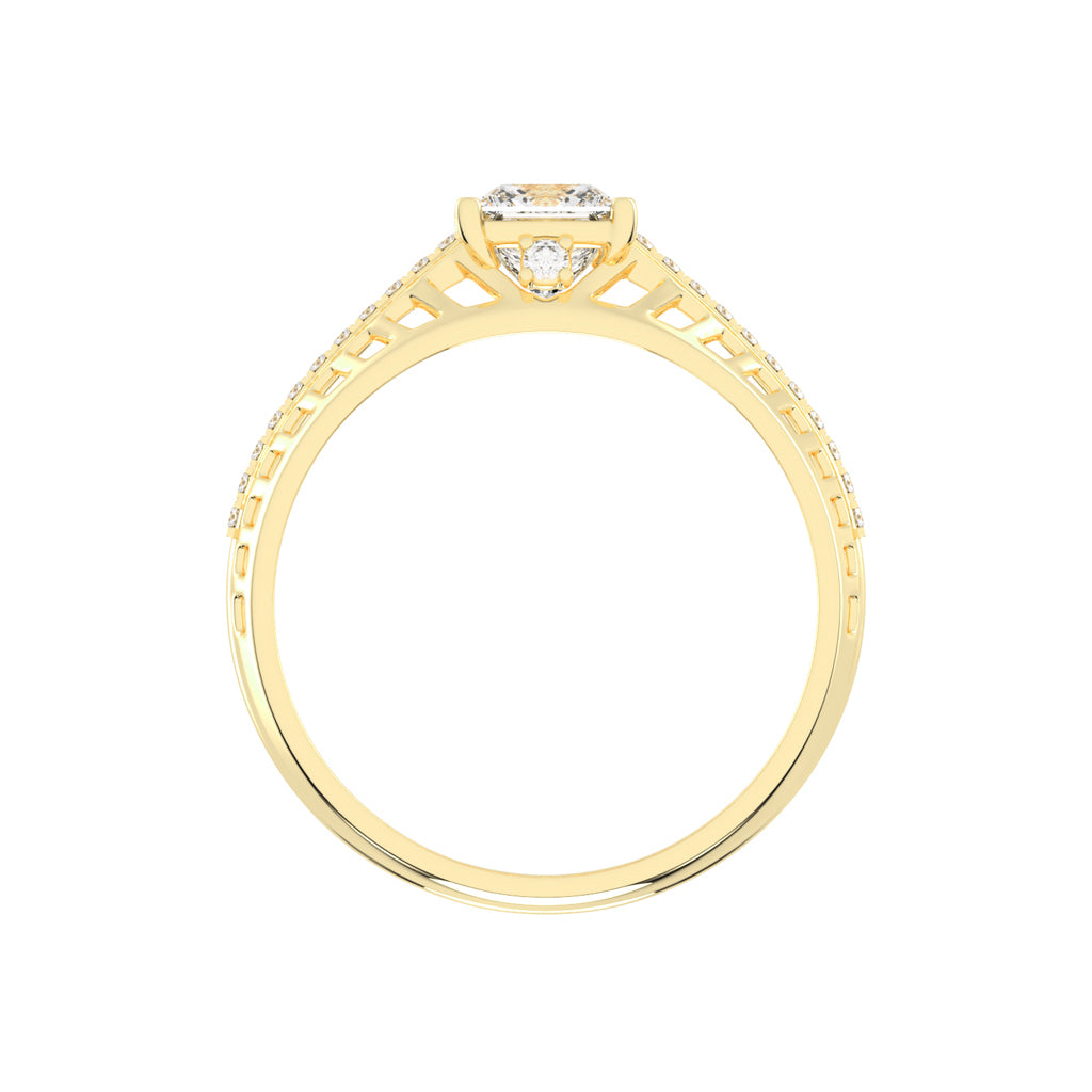 125Ct Princess Cut Solitaire