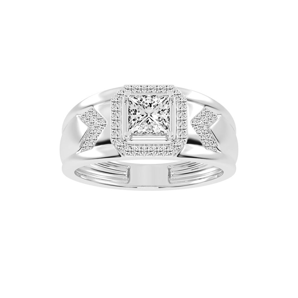 1.25Ct Princess Shape Solitaire