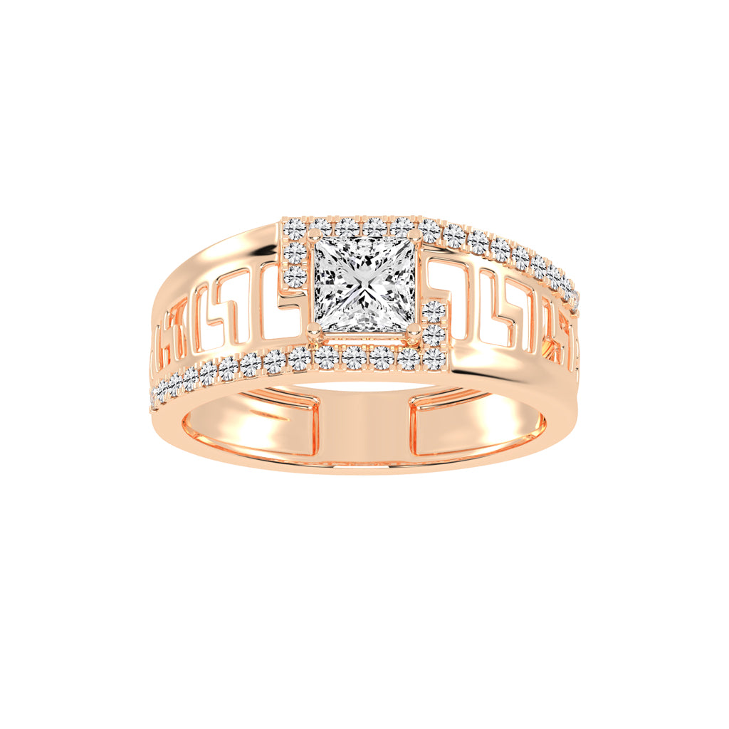 1.25Ct Princess Shape Solitaire