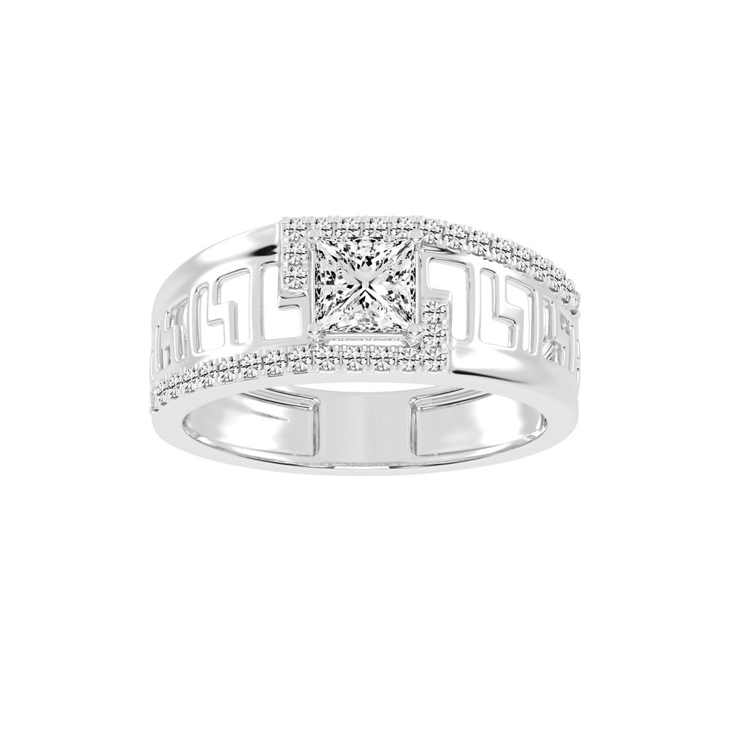 1.25Ct Princess Shape Solitaire