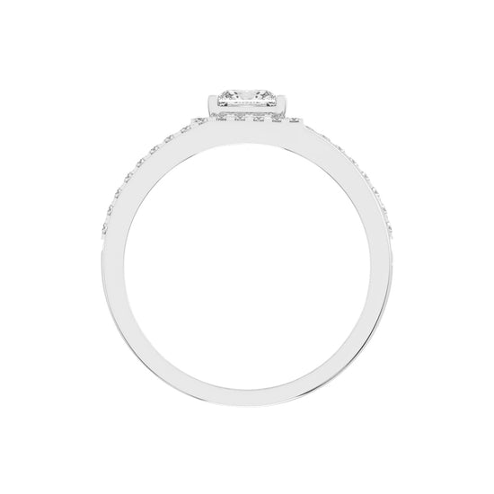 1.25Ct Princess Shape Solitaire