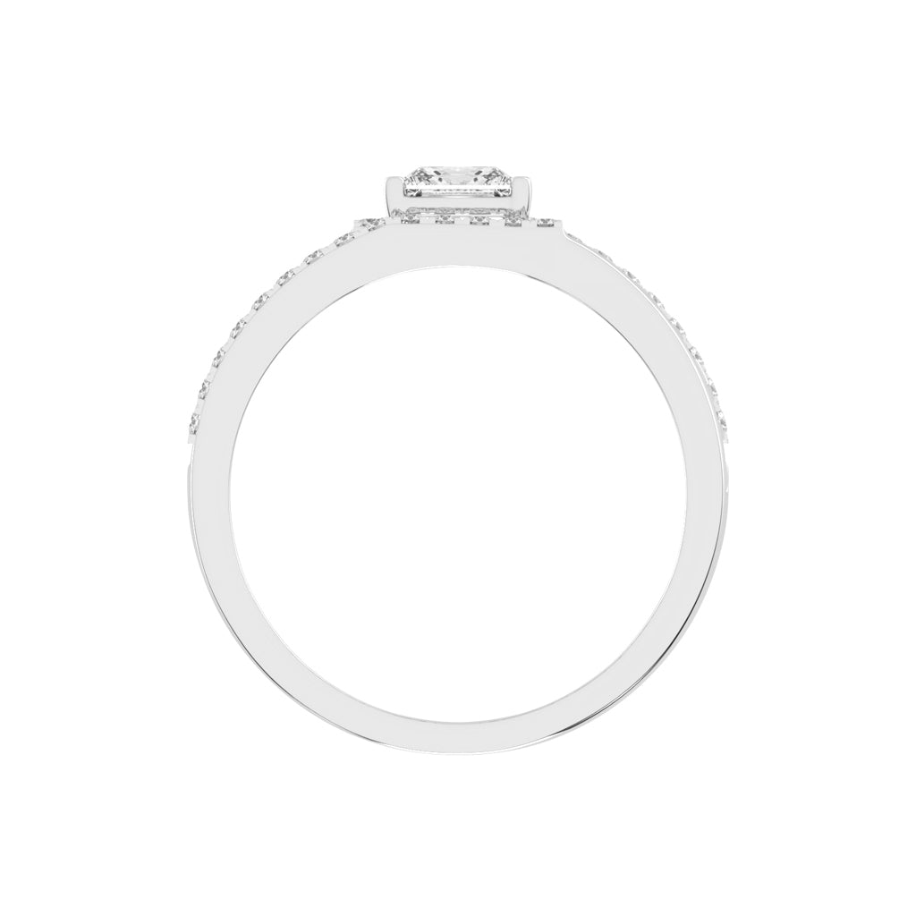 125Ct Princess Shape Solitaire