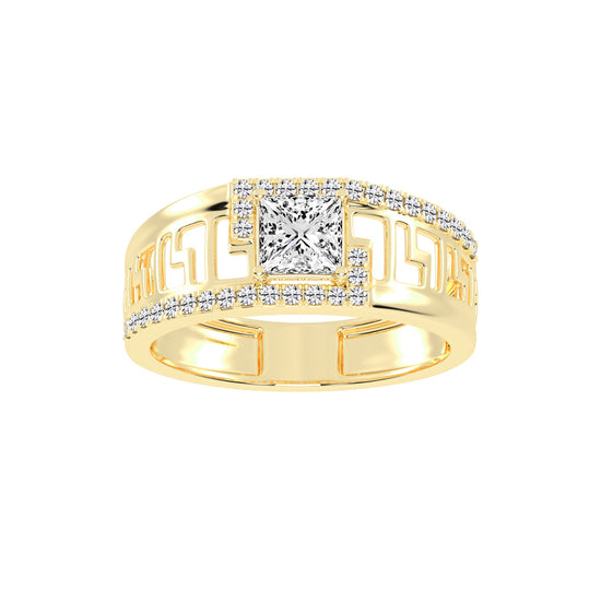 1.25Ct Princess Shape Solitaire