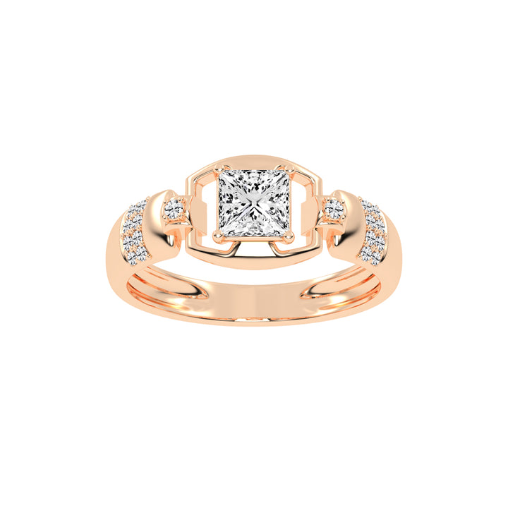 1Ct Princess Shape Solitaire