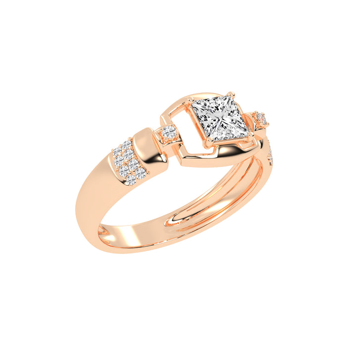 1Ct Princess Shape Solitaire