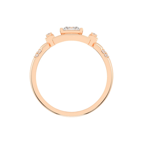1Ct Princess Shape Solitaire