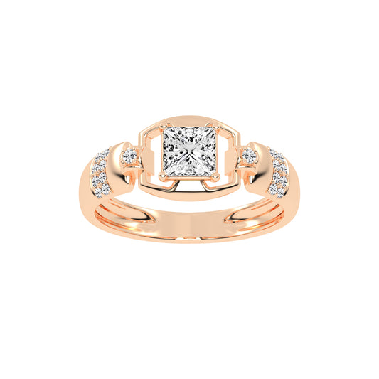 1Ct Princess Shape Solitaire