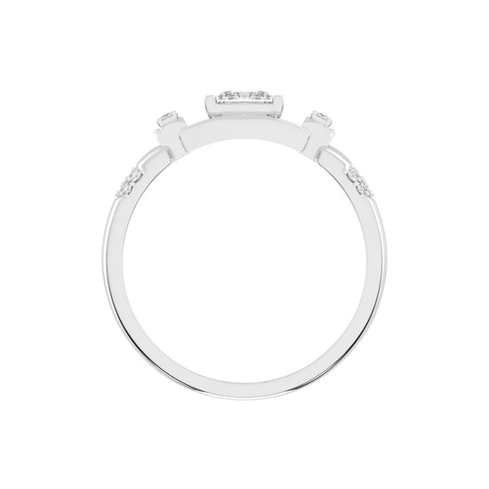 1Ct Princess Shape Solitaire