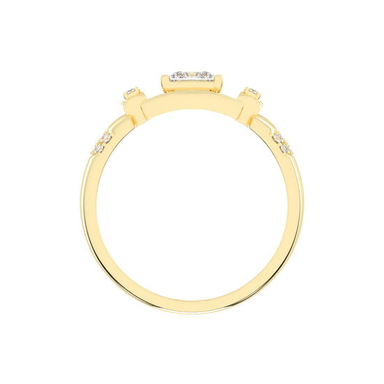 1Ct Princess Shape Solitaire