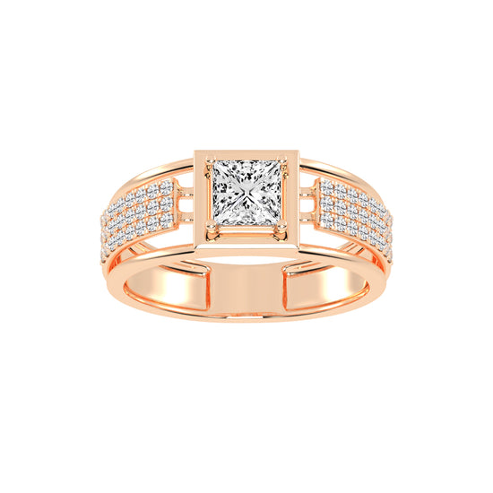 1.50Ct Princess Shape Solitaire