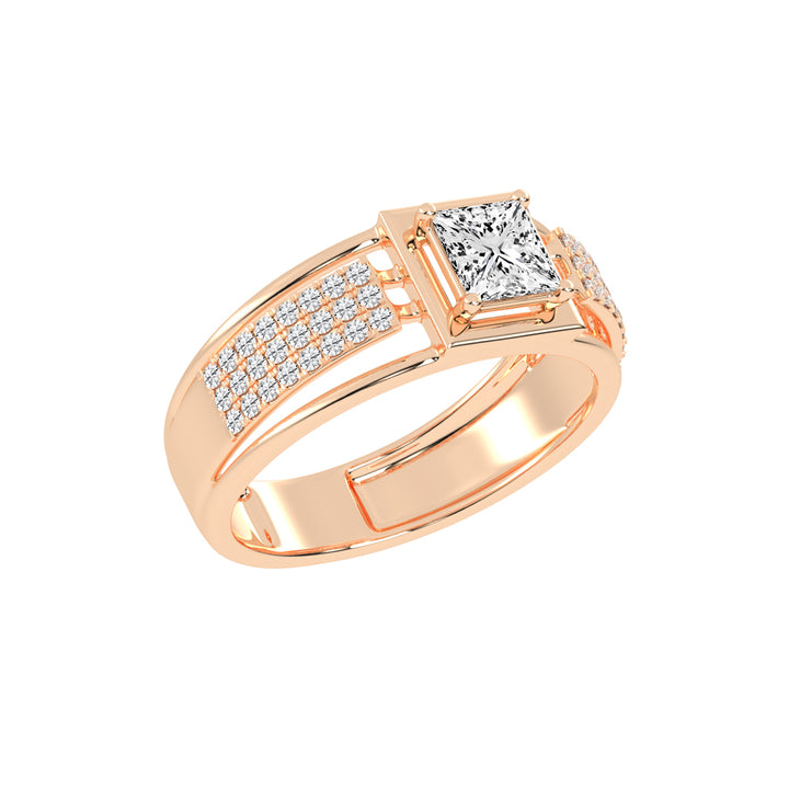 1.50Ct Princess Shape Solitaire