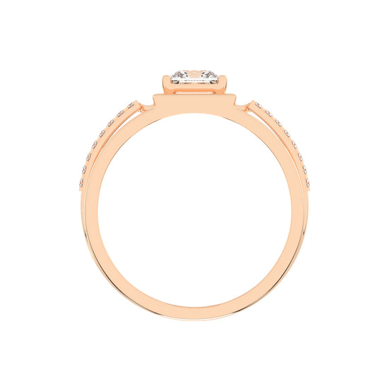 1.50Ct Princess Shape Solitaire