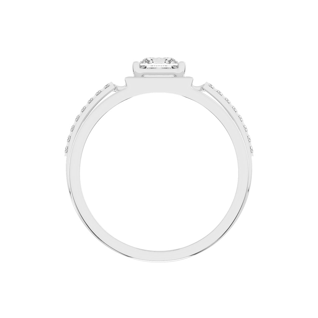 1.50Ct Princess Shape Solitaire
