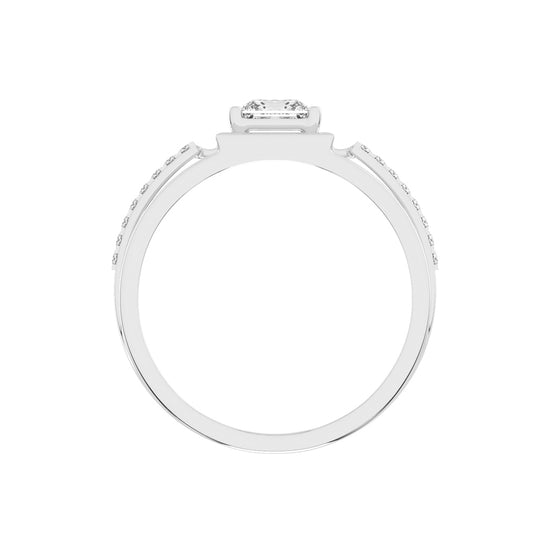 1.50Ct Princess Shape Solitaire