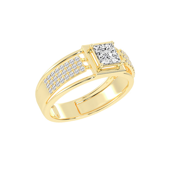 1.50Ct Princess Shape Solitaire