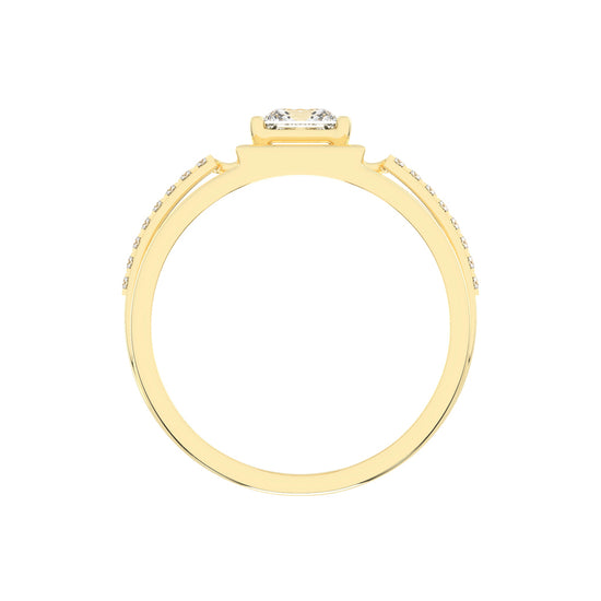 1.50Ct Princess Shape Solitaire