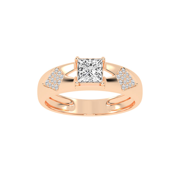 1Ct Princess Shape Solitaire