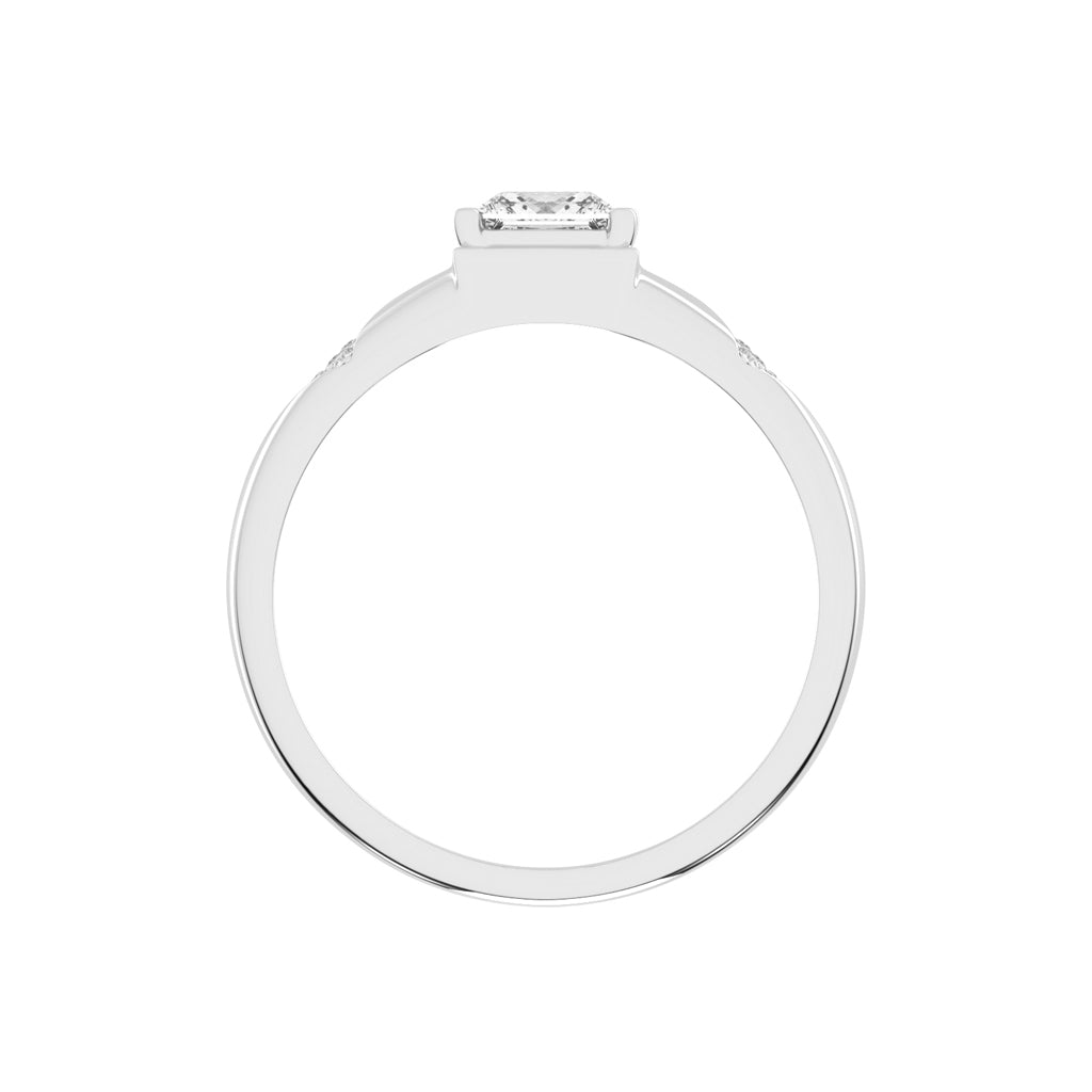 1Ct Princess Shape Solitaire