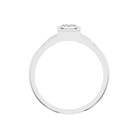 1Ct Princess Shape Solitaire