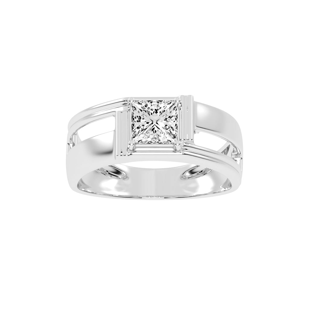 1Ct Princess Shape Solitaire
