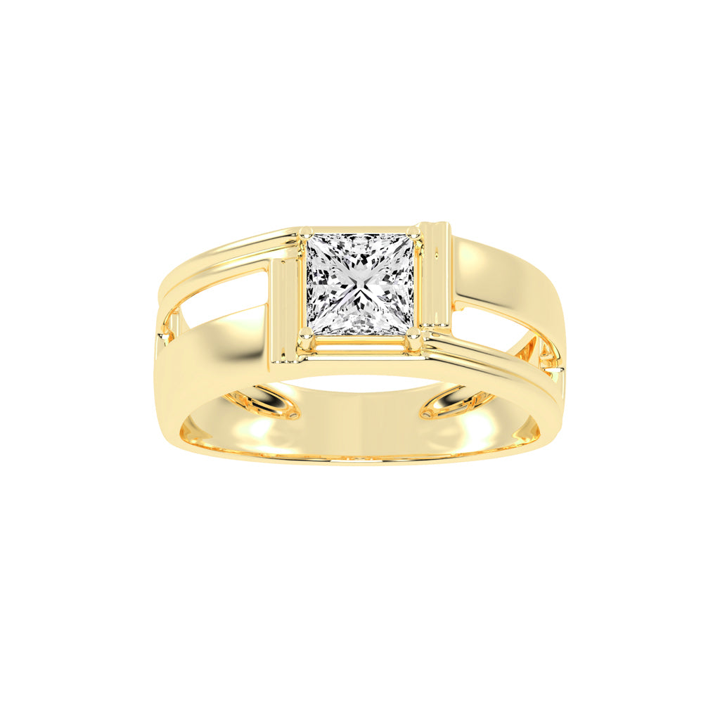 1Ct Princess Shape Solitaire
