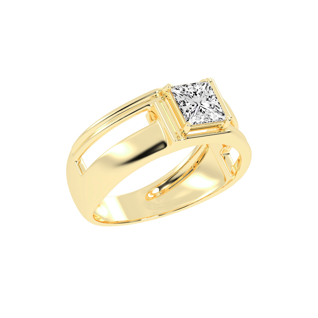 1Ct Princess Shape Solitaire