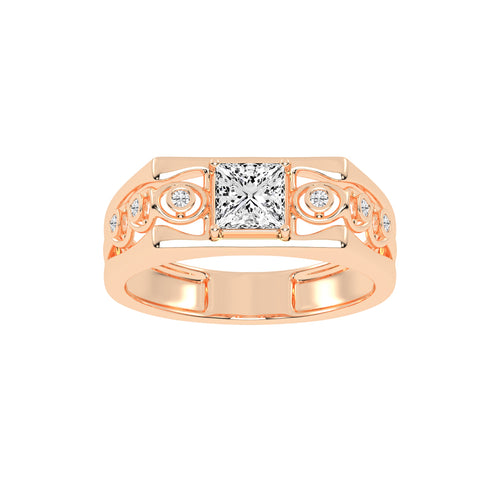 1Ct Princess Cut Solitaire